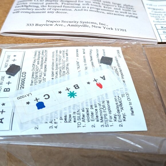 NAPCO MAGNUM ALERT RP2000LCD KEYPAD UNUSED OLD STOCK - Picture 2 of 7